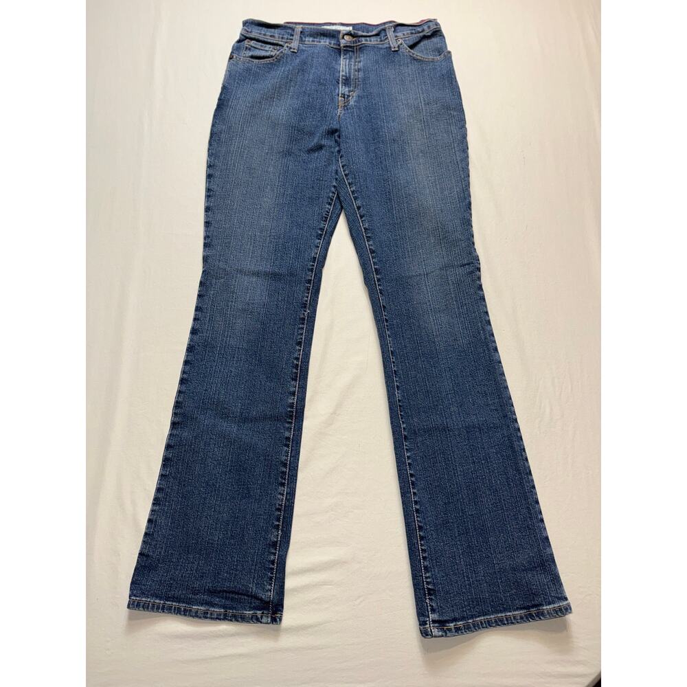 Womens Levi's 550 Relaxed Boot Cut‎ Jeans Size 12 Long Stretch Denim
